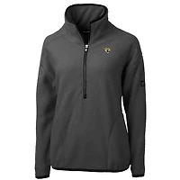 Veste polaire sherpa écologique Cascade pour femme Cutter & Buck, couleur anthracite, Jacksonville Jaguars