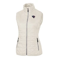 Gilet zippé Americana Rainier pour femme, blanc, Cutter & Buck, des Jaguars de Jacksonville