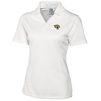 Women's Cutter & Buck White Jacksonville Jaguars DryTec Genre Polo