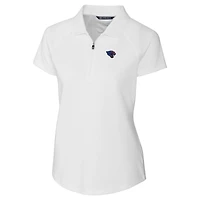 Women's Cutter & Buck White Jacksonville Jaguars Forge Stretch Polo