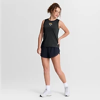 Débardeur de performance Fanatics noir pour femme, Jacksonville Jaguars, dos en maille drapée