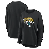Women's Fanatics Black Jacksonville Jaguars Essential Long Sleeve T-Shirt