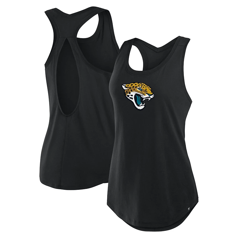 Women's Fanatics Black Jacksonville Jaguars Iron Fan Tank Top
