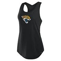 Women's Fanatics Black Jacksonville Jaguars Iron Fan Tank Top
