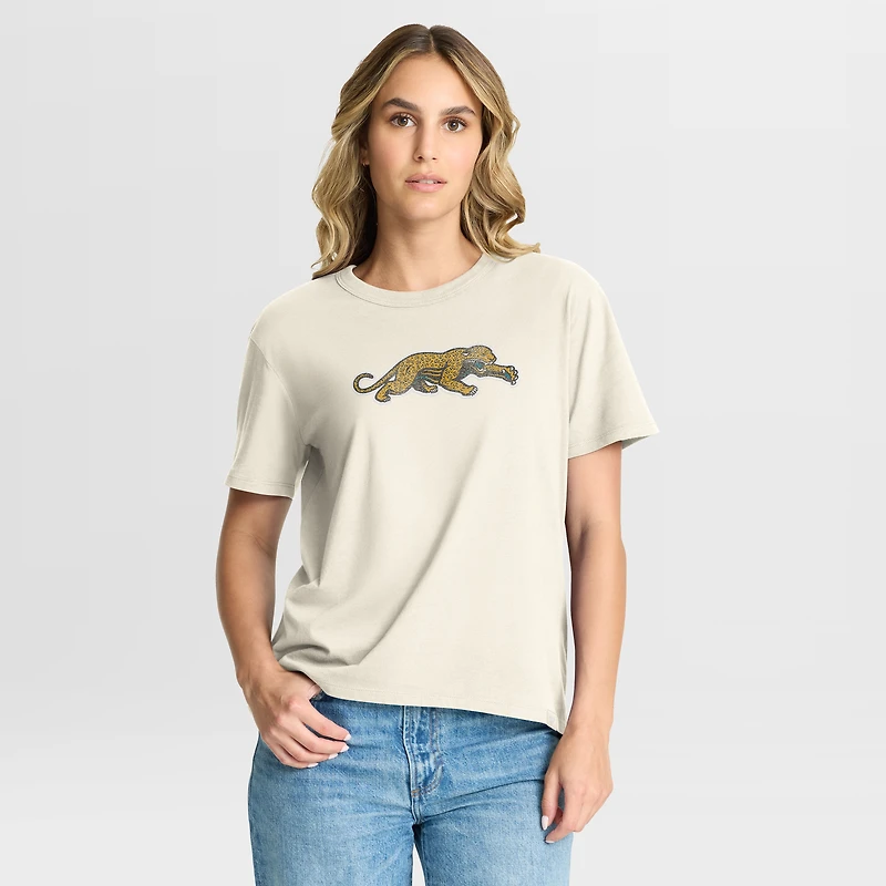 Women's Fanatics Cream Jacksonville Jaguars Dove Legacy T-Shirt