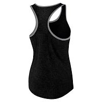 Women's Fanatics Heather Black Jacksonville Jaguars Plus Fuel Tank Top