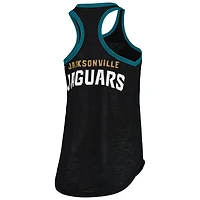 Débardeur Tater noir G-III 4Her par Carl Banks pour femmes, aux couleurs des Jaguars de Jacksonville