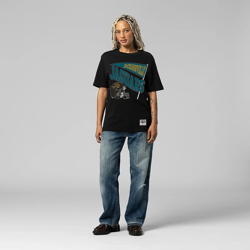 Women's Mitchell & Ness Black Jacksonville Jaguars Team Dynamic Boyfriend T-Shirt
