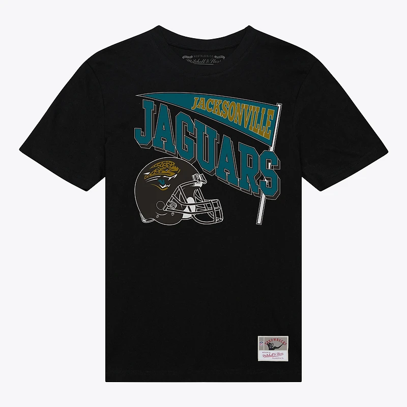 Women's Mitchell & Ness  Black Jacksonville Jaguars Team Dynamic Boyfriend T-Shirt