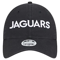 Casquette ajustable Cece 9TWENTY Jacksonville Jaguars noire New Era pour femme