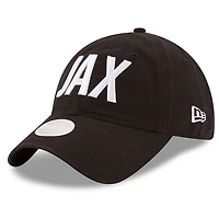 Casquette ajustable noire Jacksonville Jaguars Hometown 9TWENTY New Era pour femme