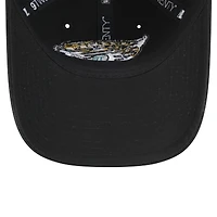 Women's New Era  Black Jacksonville Jaguars  Main Core Classic 2.0 9TWENTY Adjustable Hat