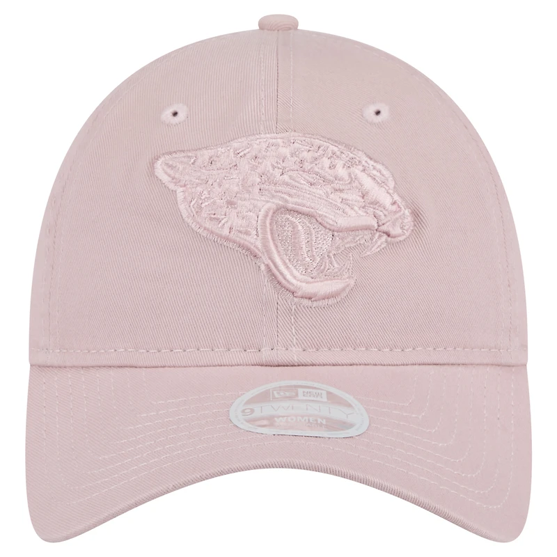 Casquette ajustable Main 9TWENTY rose clair des Jaguars de Jacksonville de New Era pour femme