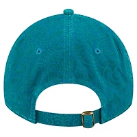 Casquette ajustable Jacksonville Jaguars Flair 9TWENTY de New Era pour femme, bleu sarcelle