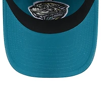 Women's New Era  Teal Jacksonville Jaguars Throwback Main Core Classic 2.0 9TWENTY Adjustable Hat