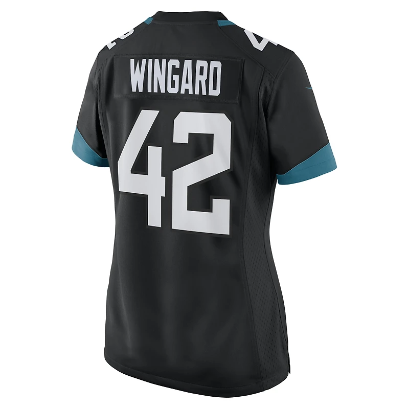 Maillot de match Nike Andrew Wingard pour femme, noir, Jacksonville Jaguars