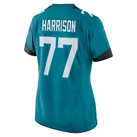Women's Nike Anton Harrison  Teal Jacksonville Jaguars Team Game Jersey