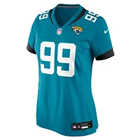 Women's Nike Austin Johnson  Teal Jacksonville Jaguars Team Game Jersey
