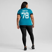 Maillot de match Nike Ben Bartch des Jacksonville Jaguars pour femme, bleu sarcelle
