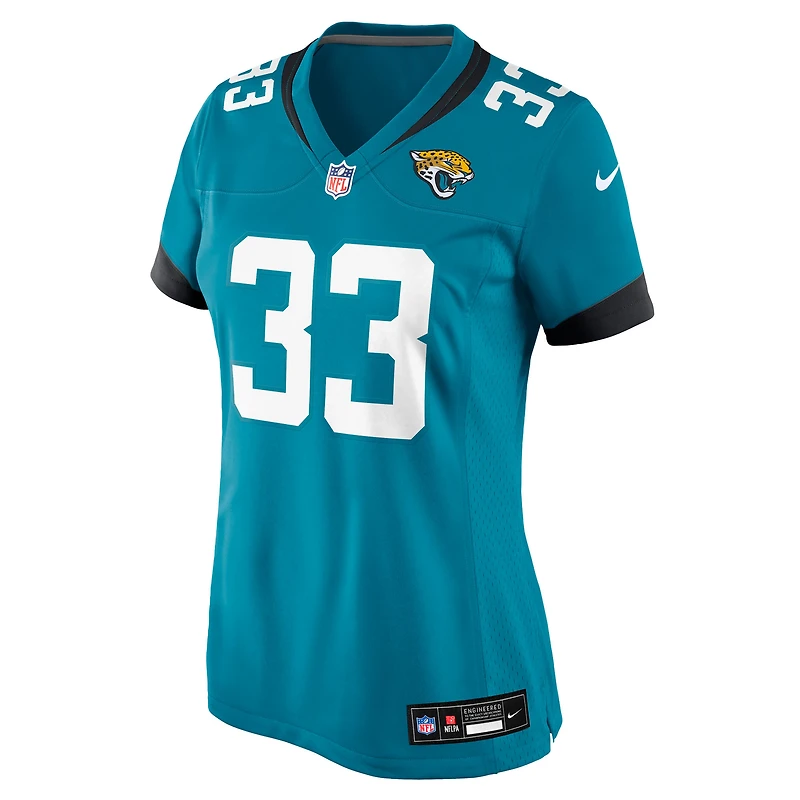 Women's Nike Bhayshul Tuten  Teal Jacksonville Jaguars Team Game Jersey