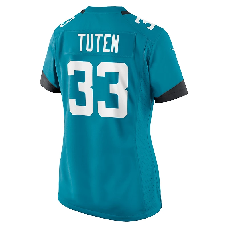 Women's Nike Bhayshul Tuten  Teal Jacksonville Jaguars Team Game Jersey