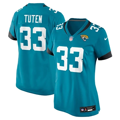 Women's Nike Bhayshul Tuten  Teal Jacksonville Jaguars Team Game Jersey