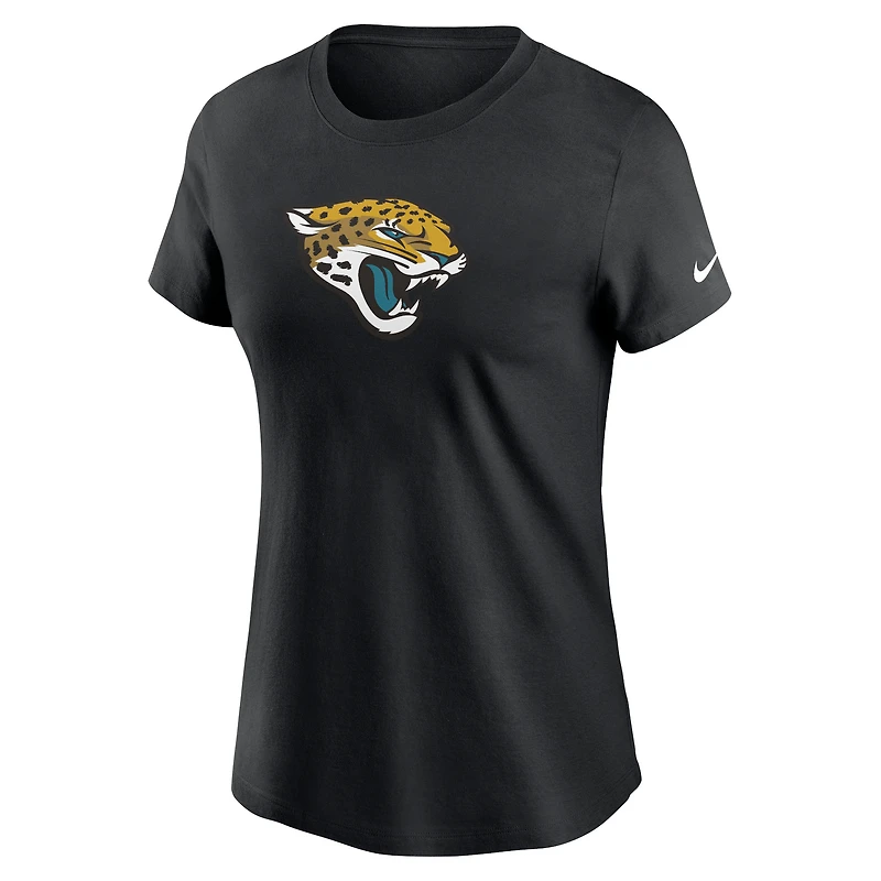 T-shirt Nike noir avec logo principal des Jaguars de Jacksonville pour femme