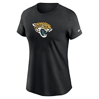 T-shirt Nike noir avec logo principal des Jaguars de Jacksonville pour femme