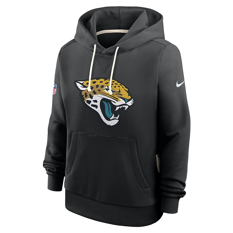 Women's Nike Black Jacksonville Jaguars Sideline Standard Issue Initial Home Dri-FIT Hoodie