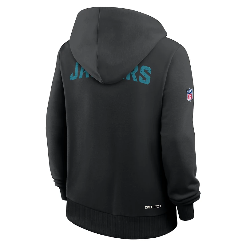 Women's Nike Black Jacksonville Jaguars Sideline Standard Issue Initial Home Dri-FIT Hoodie