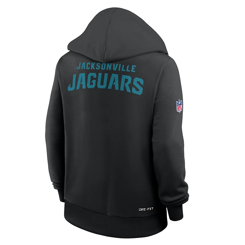 Women's Nike Black Jacksonville Jaguars Sideline Standard Issue Initial Home Dri-FIT Hoodie