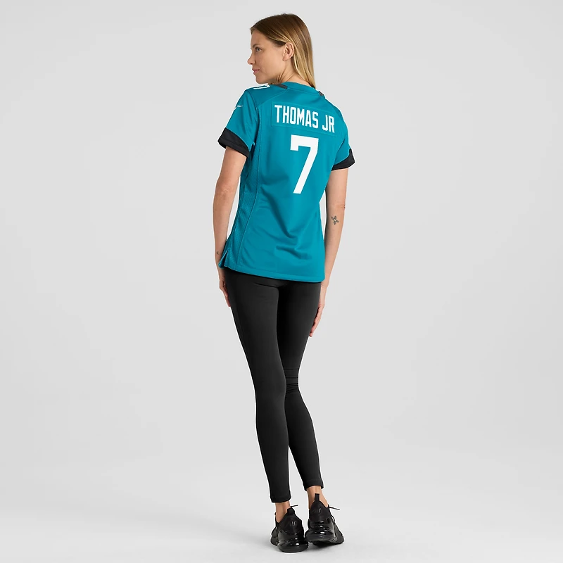Women's Nike Brian Thomas Jr. Teal Jacksonville Jaguars Game Jersey