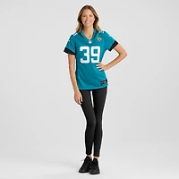 Maillot de match Nike Cam Little Teal Jacksonville Jaguars pour femme