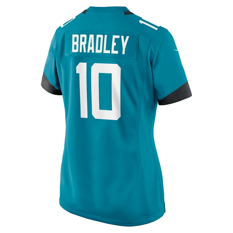 Women's Nike Carter Bradley Teal Jacksonville Jaguars Team Game Jersey