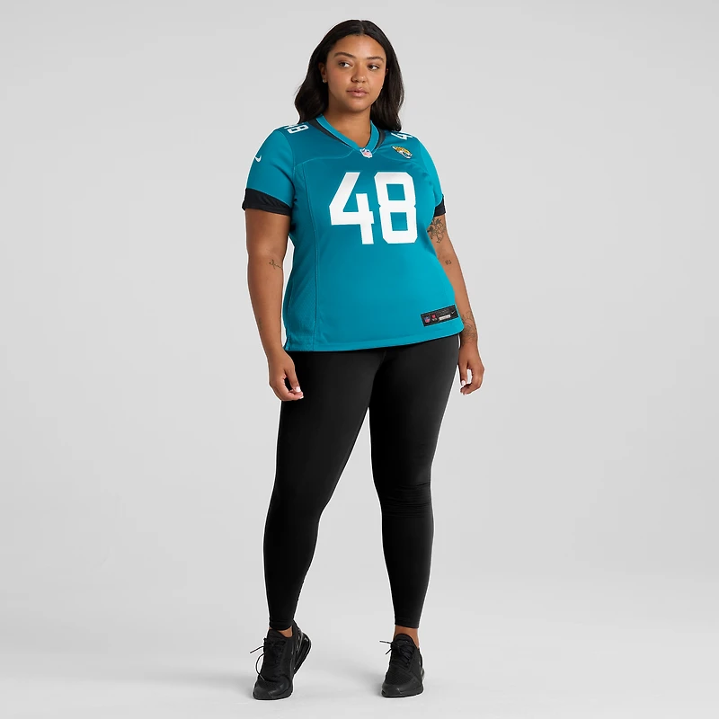 Women's Nike Chad Muma Teal Jacksonville Jaguars Game Jersey