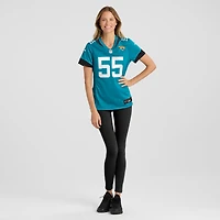 Maillot Nike Chuma Edoga Teal pour femme des Jaguars de Jacksonville