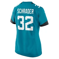 Women's Nike Cody Schrader  Teal Jacksonville Jaguars Team Game Jersey