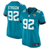 Women's Nike Danny Striggow  Teal Jacksonville Jaguars Team Game Jersey