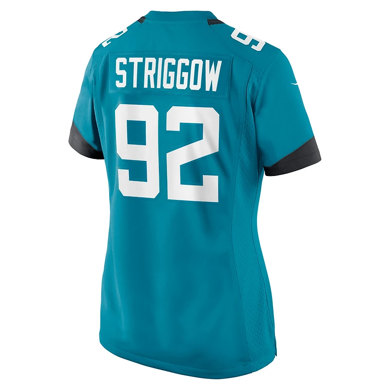 Women's Nike Danny Striggow  Teal Jacksonville Jaguars Team Game Jersey