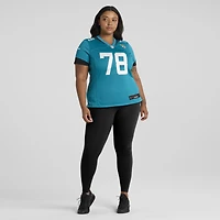 Maillot Nike Dennis Daley Teal Jacksonville Jaguars Team Game pour femme