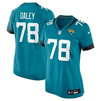 Maillot Nike Dennis Daley Teal Jacksonville Jaguars Team Game pour femme