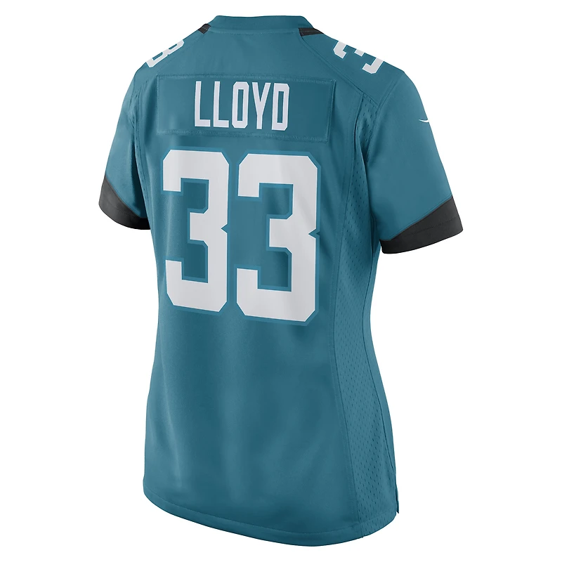 Women's Nike Devin Lloyd Teal Jacksonville Jaguars Player Game Jersey