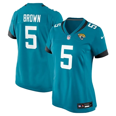 Women's Nike Dyami Brown  Teal Jacksonville Jaguars Team Game Jersey
