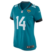 Women's Nike Elijah Cooks  Teal Jacksonville Jaguars Team Game Jersey
