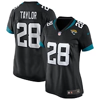 Maillot de joueur retraité Nike Fred Taylor pour femme, noir, Jacksonville Jaguars Game