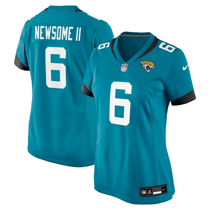 Women's Nike Greg Newsome II  Teal Jacksonville Jaguars Team Game Jersey