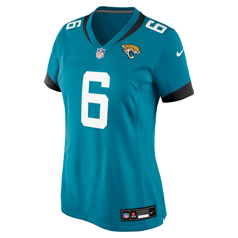Women's Nike Greg Newsome II  Teal Jacksonville Jaguars Team Game Jersey