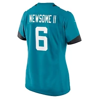 Women's Nike Greg Newsome II  Teal Jacksonville Jaguars Team Game Jersey