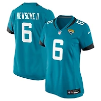 Women's Nike Greg Newsome II  Teal Jacksonville Jaguars Team Game Jersey