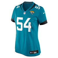 Women's Nike Jack Kiser  Teal Jacksonville Jaguars Team Game Jersey